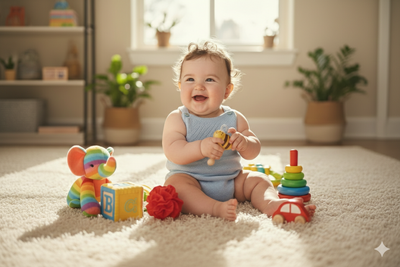 Soft and sensory toys for babies and toddlers promoting early learning and fun playtime from Tiny Toyland