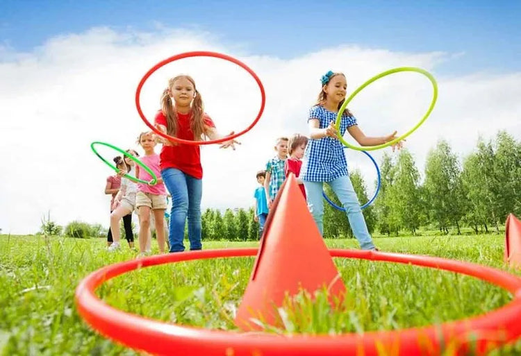 Outdoor toys for kids such as balls, ride-ons, and garden play equipment from Tiny Toyland