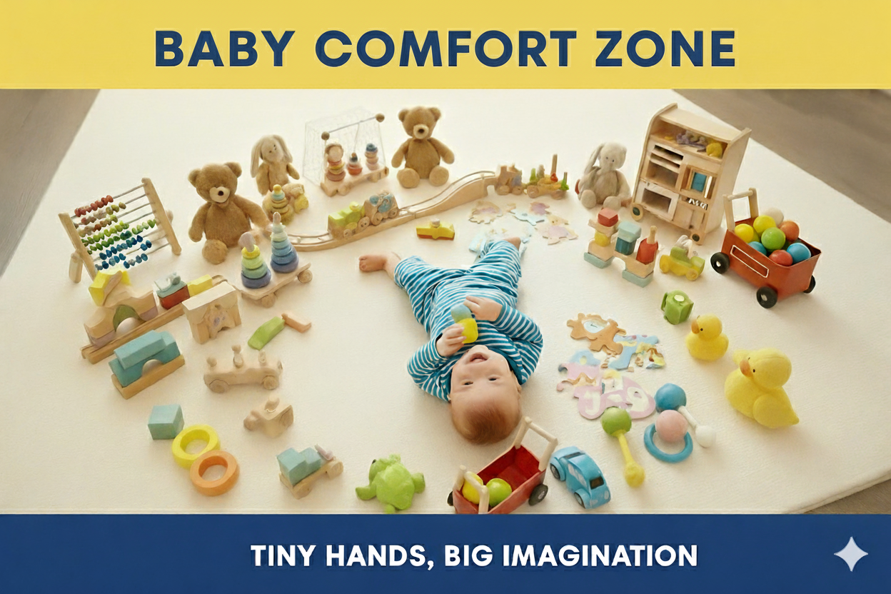 Soft and sensory toys for babies and toddlers promoting early learning and fun playtime from Tiny Toyland