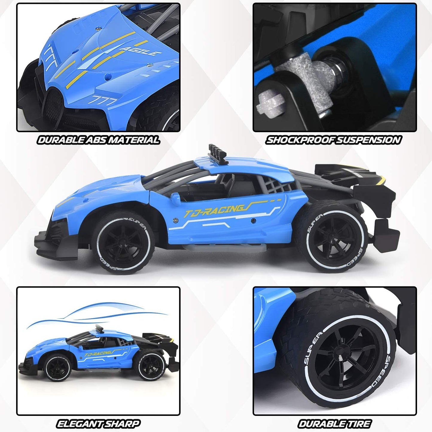 DriftMaster 1/18 RC Racing Car – 2.4GHz High-Speed Electric Sport Toy
