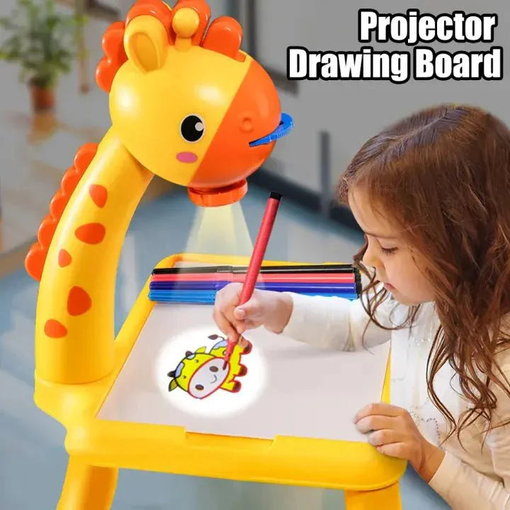 3-in-1 Kids Projector Painting & Drawing Table