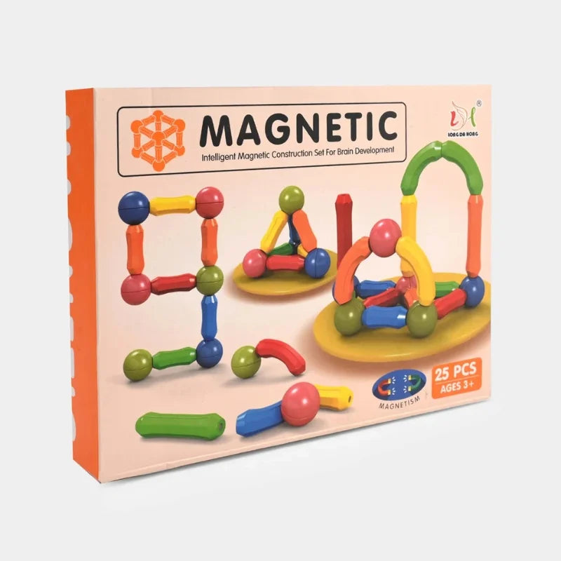 25-Piece Magnetic Building Blocks Set for Kids | Creative STEM Learning Toy