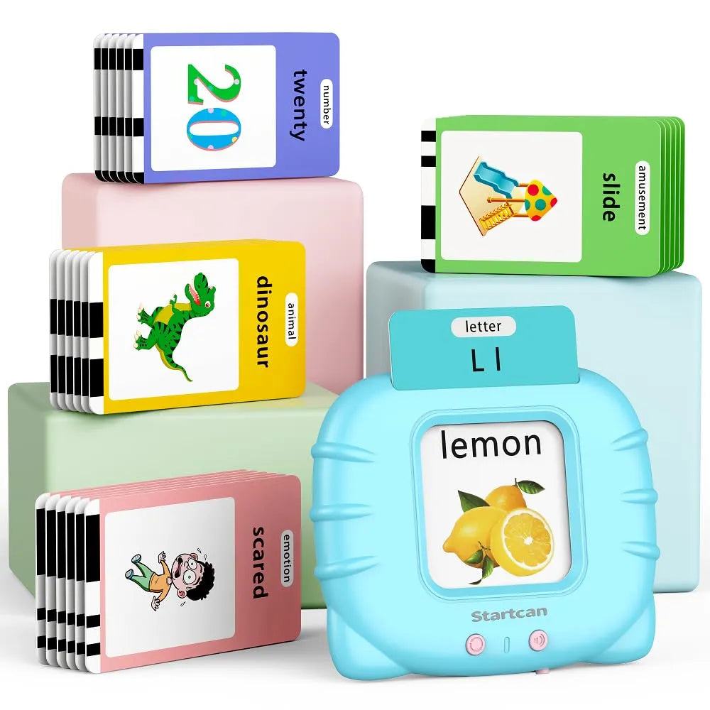 Audible Flash Cards Baby Reading Machine – Early Learning English Toy