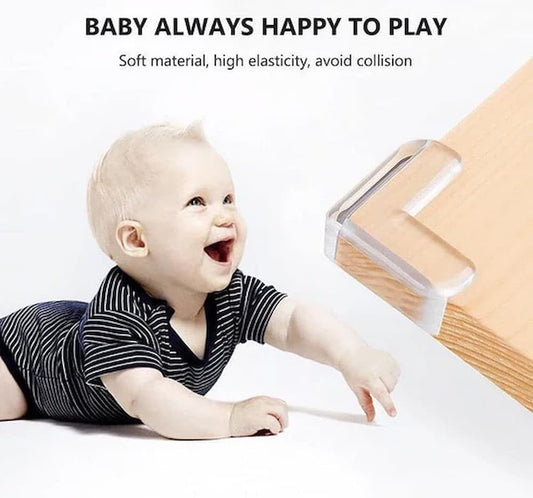 Baby Silicone Safety Table Corner Protectors – Pack of 4