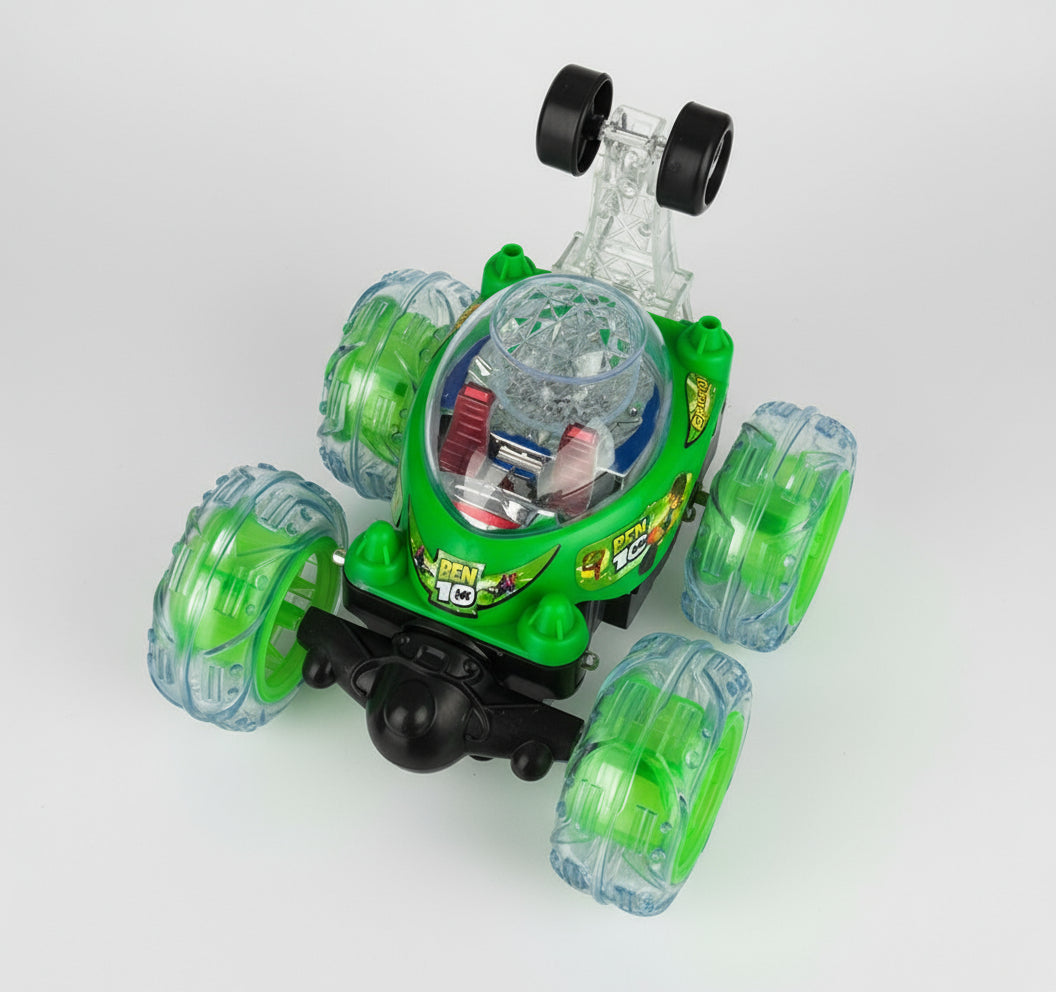 Ben 10 Turbo 360° Action Car – Rechargeable Remote Racer