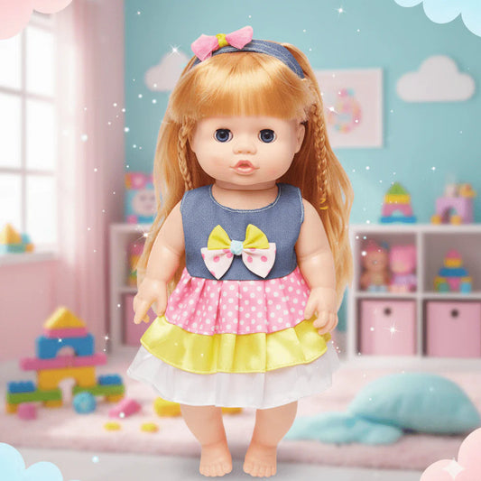 Happy Baby Doll with Bottle & Music – Everyday Play Companion