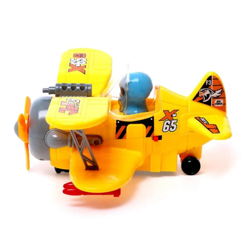 ✈️ Fighter Plane with Lights & Sound Effects – Fun Action Toy for Kids