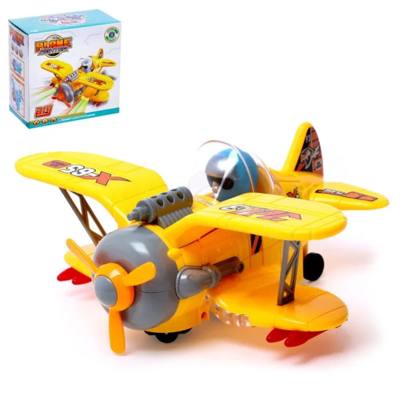 ✈️ Fighter Plane with Lights & Sound Effects – Fun Action Toy for Kids
