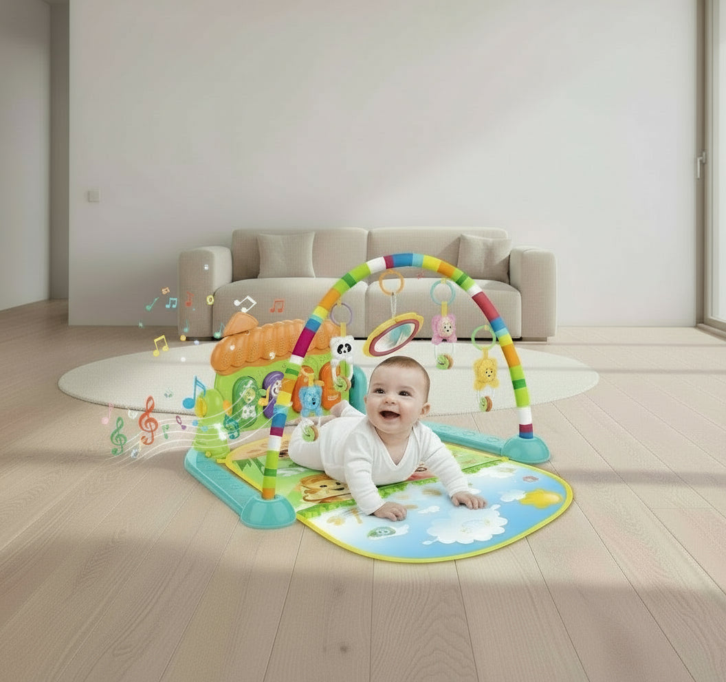 Baby Piano Fitness Play Mat – Musical Activity Gym for Infants