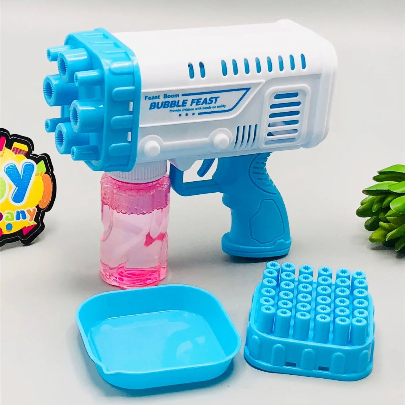 Bazooka Bubble Water Gun for Kids | 2-in-1 Bubble & Water Spray Toy (Random Color)