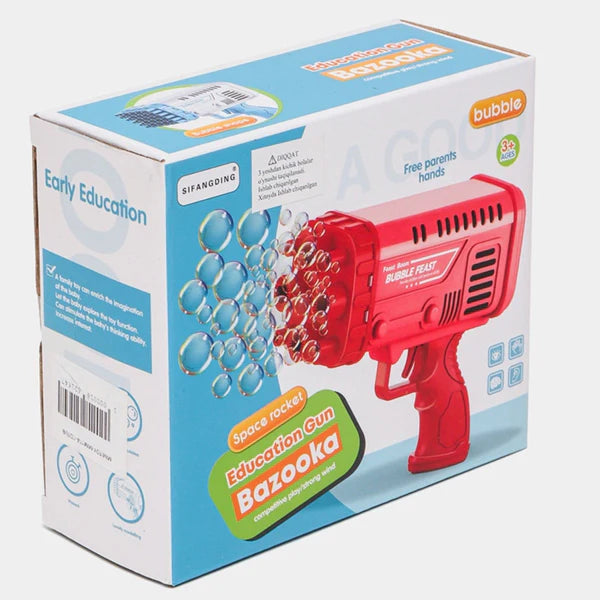 Bazooka Bubble Water Gun for Kids | 2-in-1 Bubble & Water Spray Toy (Random Color)